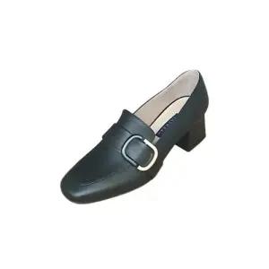 [세라] (2color) 마리오 여성 양가죽 골드장식 로퍼 (5cm) A22P013