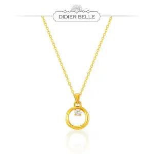 디디에벨라 24k 엣지 써클 목걸이3.75g
