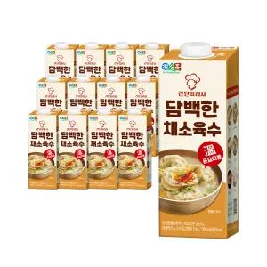 정식품 간단요리사 담백한 채소육수 950ml 12팩