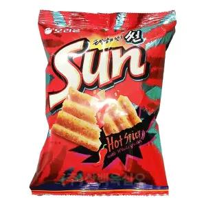 오리온 썬 핫스파이시맛 66g 20개 맥주안주 군것질거리 썬칩