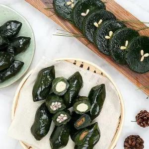 찐 모싯잎개떡 40gx25개입