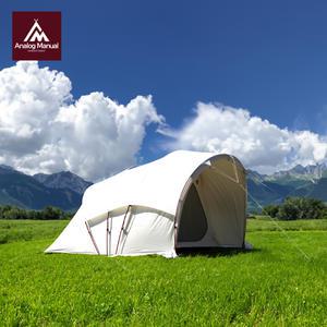 아날로그매뉴얼 웨이브돔 프리미엄 면텐트 / 터널형 돔텐트
