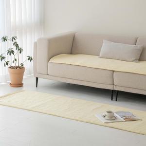 르헤브 마이크로 워싱 솔리드 쇼파패드 레몬, 3인용, 1개