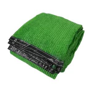 95% 녹색 차광막 6m X 10m 4면봉제 그늘 햇빛 주차장 세차장 팬션 야외 캠핑 차광