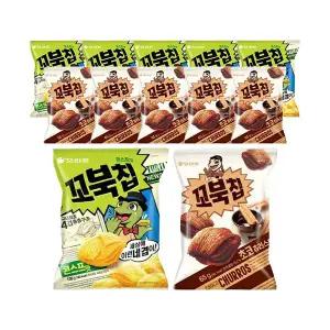 오리온 꼬북칩 콘스프, 80g, 6개 + 초코츄러스, 80g, 6개