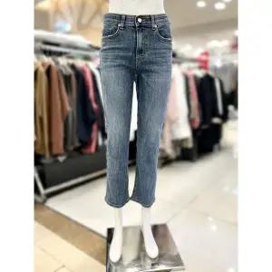 [하프클럽/]소고 세이브존01 허리 밴딩 세미 부츠컷 데님 바지 AJ3XA06-2