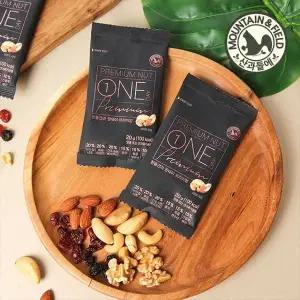 [산과들에] 하루견과 원데이프리미엄 50입 선물세트+(대)쇼핑백