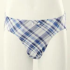 [비너스](행사) 폴리 스판 사선 체크 나염  남성 브리프  남자 삼각팬티_C SVMP7217,NB_C