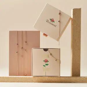 [선물패키지][로즈몽] 실버 탄생석 팔찌 12종