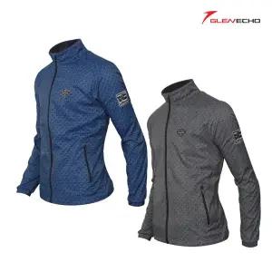 [그렌에코]ges24302 남성 하운드프린트 밑단조임 바람막이 점퍼/홑겹