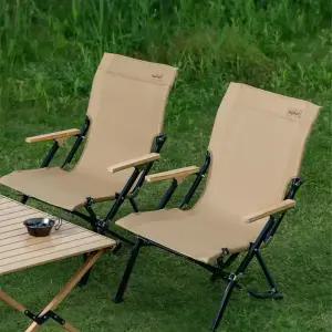 스카이필드 로우 롱 로우 체어 (SF-CH-093) / 릴렉스 접이식 피크닉 휴대용 경량 감성 야외 캠핑 의자