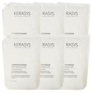 케라시스 엑스트라 데미지케어 대용량 린스 2000ml x 6개 리필용