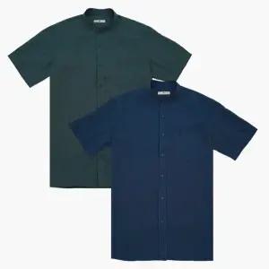 추연라이크 차이나 카라 노멀핏 반팔 셔츠 ARAZXPPWS2612