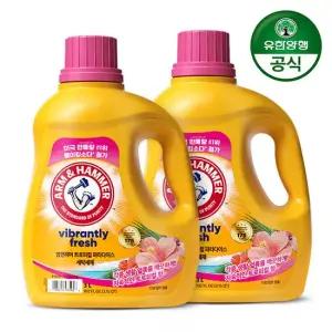 세탁세제 트로피컬 파라다이스 3L 2개 미세먼지 일반 드럼 겸용)