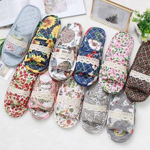 층간소음방지 거실화 실내화 레이스 면실내화 누빔실내화 이중쿠션 여성