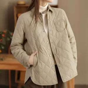 라이트 누빔 자켓 마담 미시 중년 여성 빅사이즈 40대 50대