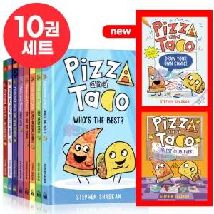 [달콤서점]국내 발송 피자 앤 타코 그래픽 노블 10권 세트 Pizza and Taco Graphics Novel 영어원서 음원제공