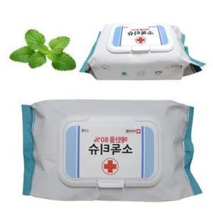 에탄올 에탄올80% (80매/캡형/의약외품) 소독티슈