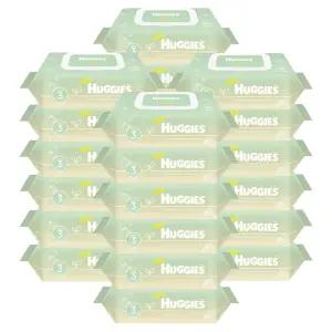 하기스 퓨어그린 물티슈 캡형 72매 24개