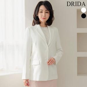 [엄마옷드리다] 봄 가을 간절기 슬림핏 정장 스판 빅사이즈 카라 싱글 자켓 40 50대 중년여성 .._P35994...