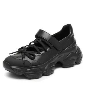 [STACCATO](신세계 사우스시티)여성 메리제인 운동화 CHUNKYBALLET_ECE80BLK