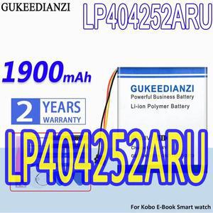 고용량 교체 배터리 Kobo 전자책 스마트 워치 GPSmp3mp4 휴대폰 스피커용 LP404252ARU 1900mah