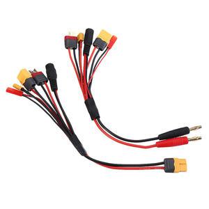 바나나 플러그 충전기 어댑터 케이블 IMAX B6 ISDT 충전기용 XT60 XT30 DC5.5 T 20cm 20AWG 4.0mm