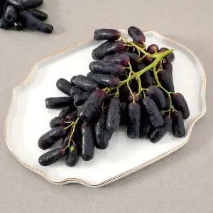 [장터할매]고당도 블랙 사파이어 포도 800g 씨없는 가지포도