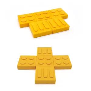 잘지워지는 점자 블럭 블록 지우개 편견 장애인식개선 수업 교구