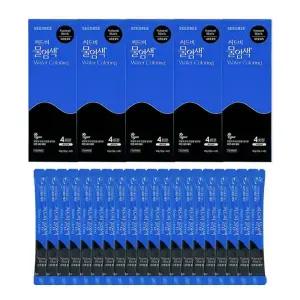 씨드비 물염색 시즌2 프리미엄 새치 커버 염색약 내추럴 블랙 20회분