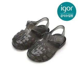 [트래드후스](센텀시티점)[IGOR] 이고르 클라시카 젤리슈즈 크리스탈 클리어 그레이 키즈샌들 여름샌들 ...