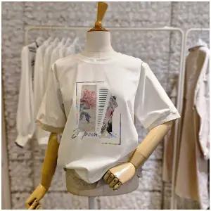 [대구백화점] [무자크]소매밑단배색티셔츠(MP4WTS15)