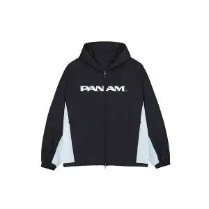 [아웃도어스/팬암]져니 경량 집업 후드 바람막이 블랙 PPBCJP35010BK