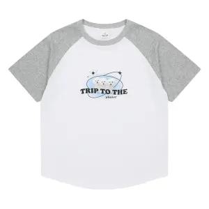 [에꼴리에][시흥모다] 에꼴리에 주니어 3부 애니멀 스페이스 라글란 반팔티