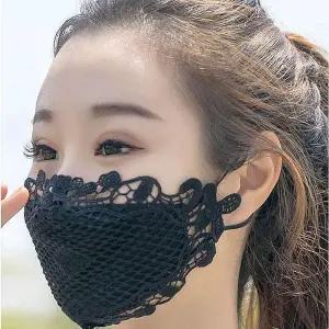 [오너클랜]레이스마스크 패션마스크 면마스크 천마스크 망사마스