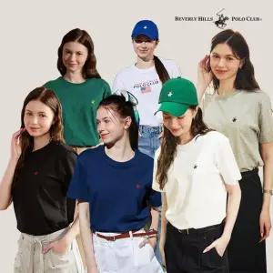 [프리미엄] 비버리힐즈폴로클럽 25SS 쿨 코튼 티셔츠 6종, 남녀공용