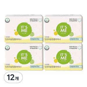 잇츠미 슬림 바디케어 팬티 라이너 20매입 12개