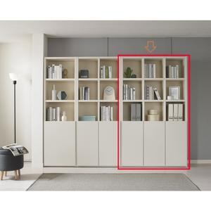 데코라인 우유니 높은 책장 1200