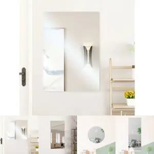 벽에 붙이는 안전 아크릴 거울(40x60cm) (직사각)/거울/인테리어/벽걸이/현관/부착/화장대/부착식/카페
