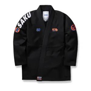 바이탈 39 SAKU 바이탈 X 사쿠라바 콜라보 주짓수 도복 블랙 (39 SAKU X VITAL COLLAB JIU JITSU GI BLACK)