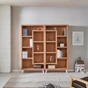 [우아미가구]서엔 인테리어 디자인 4단 책장 840