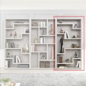 [우아미가구]비넬 인테리어 디자인 우측책장 1000