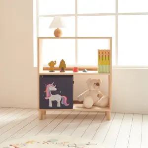 [우아미가구]오솔 고무나무 원목 수납책장 2단2칸