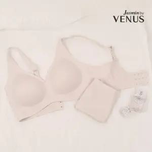 [비너스] 컴포트핏 V2 편한 심리스 브라팬티세트(후크형) / 여성 속옷 A-C컵
