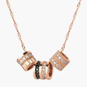 14K 18K 모아모아 화이트 펜던트 참[3종택1] 블랙 화이트 큐빅 데일리