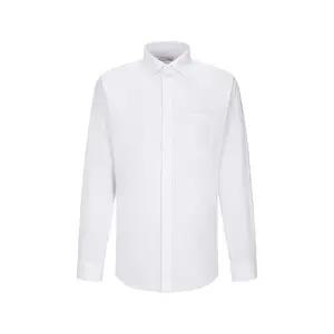 [듀퐁] 스트레치 솔리드 163 비즈니스 셔츠 화이트 SE4FM11LS163SWH