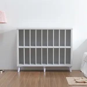 [우아미가구]유티 와이드 정리 책꽂이 2단 책장 1200