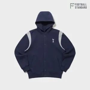 [택가 139,000원] 풋볼스탠다드 공용 토트넘 웜 바시티 스냅 후드 자켓 T4JK423XNAV