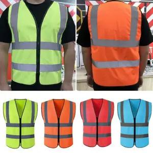 작업용 안전조끼 반사 공사 현장 형광 야광 신호수 교통 배달 작업용 조끼