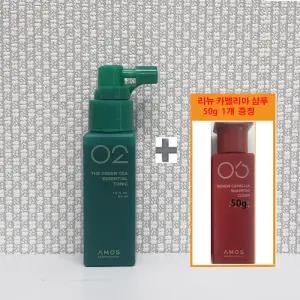 아모스 녹차실감 퍼펙션 토닉 50ml + 여행용 샴푸 50g